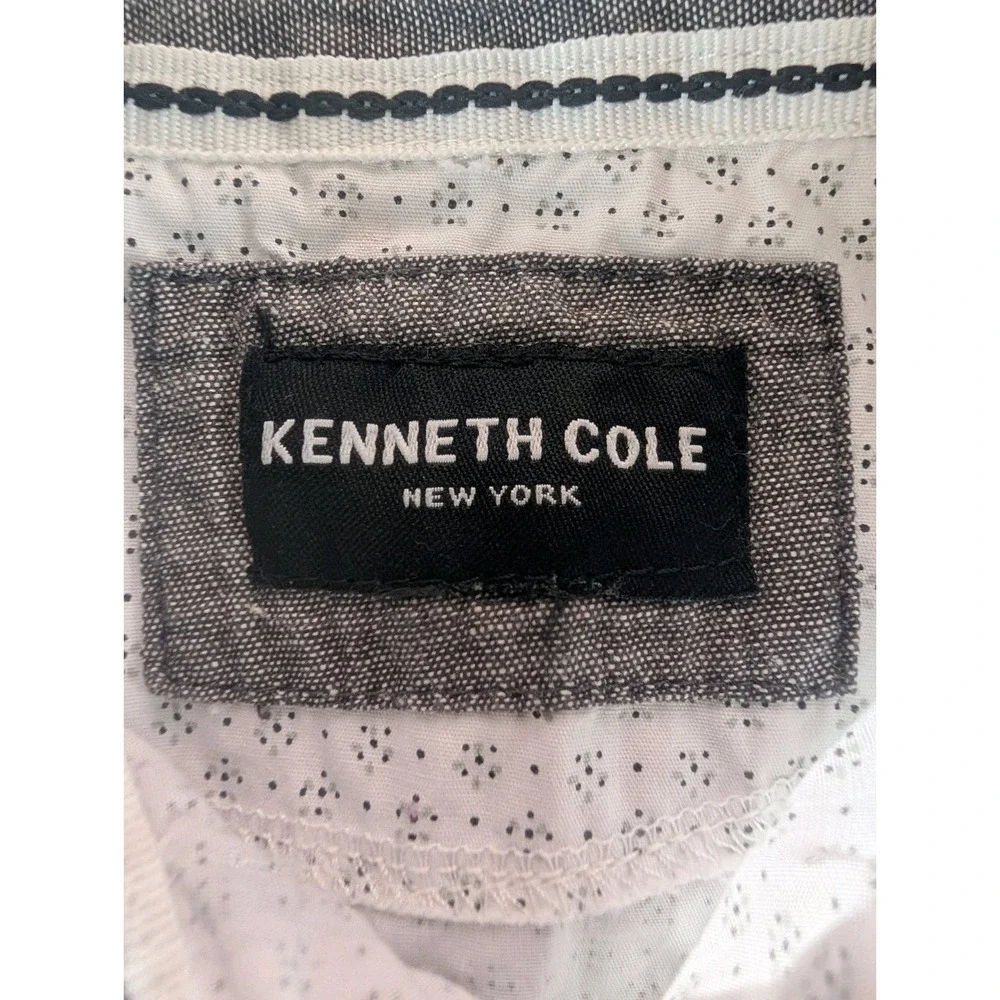 Kenneth Cole Boys Bundle Size 5 | Brown Logo Tee + White Button-Up Shirt